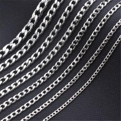 Low MOQ Metal Silver Handbag Chains for Bags Accessories Purse Shoulder Handbag Chain Strap Metal Lady Chains Bag