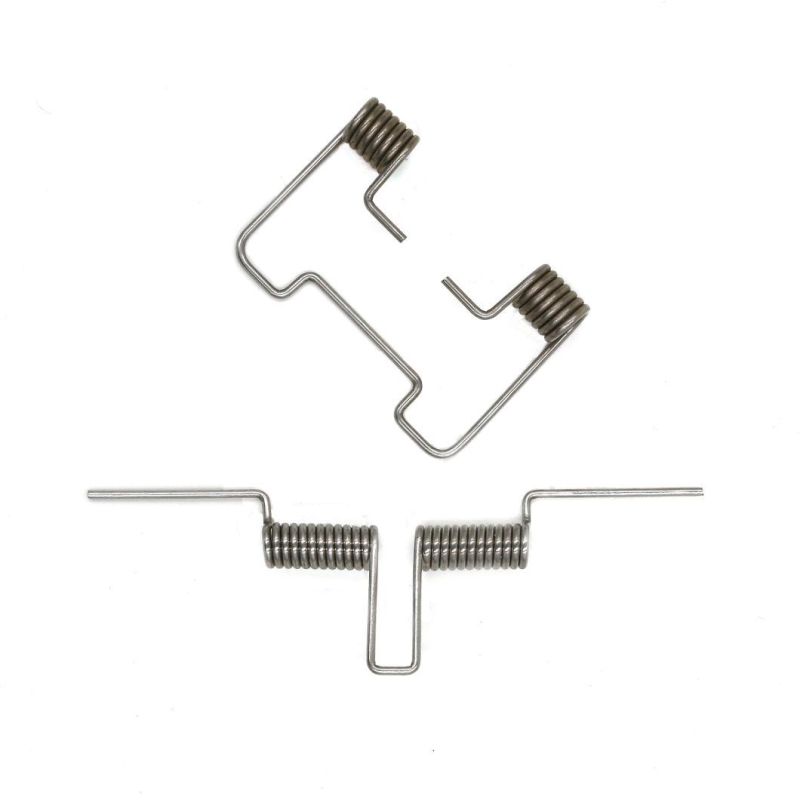 Double Clamp Bar Small Clip Coil Steel Torsion Spring