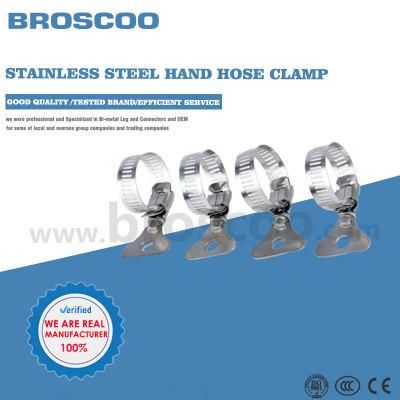 304 Stainless Steel Pipe Clamp with Handle Hose Clamp (SSH)