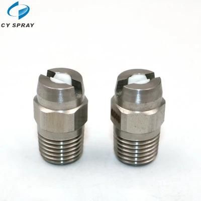 Hard Resistance High Pressure Stainless Body Ceramic Flat Fan Nozzle