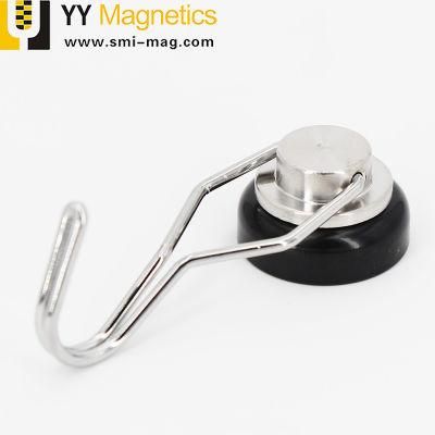 Colorful Neodymium 50lbs Swivel Magnet Hook for Sale