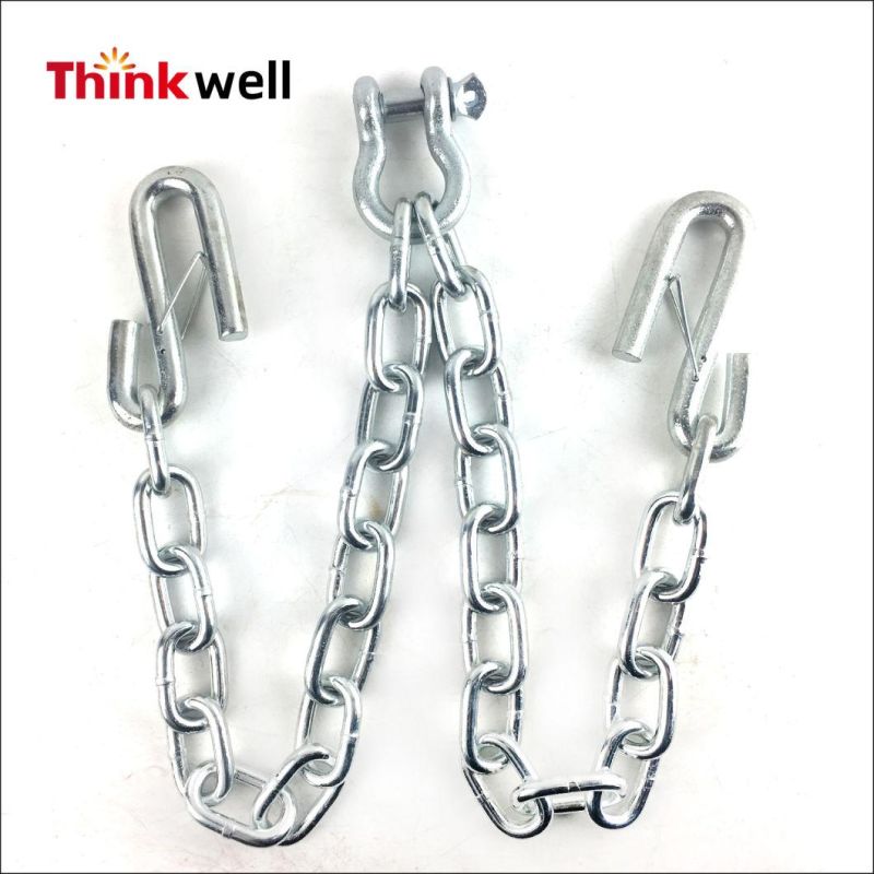 Qingdao Factory Price Alloy Steel Safety Chain Tow Chain with S Hook