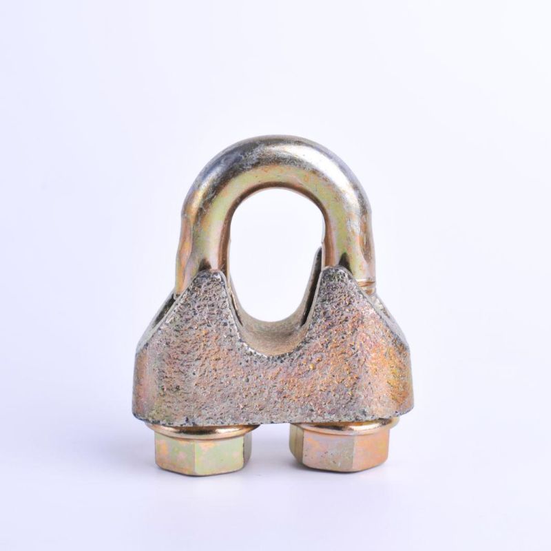 Rigging Hardware DIN Type Galvanized Adjustable Fasteners Malleable Casting DIN1142 Wire Rope Clip