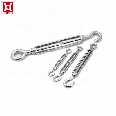 China Manufacturer Galvanized Stub End Stainless Steel Drop Forged Heavy Duty Turnbuckle with Hook and Hook
