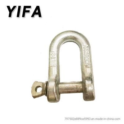 China Factory Rigging Steel Italian Type Dee Shackle