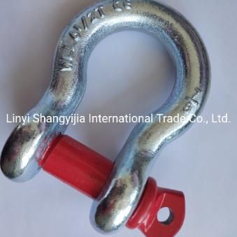 Zinc Plated Screw Pin Us Type G209 Bow Shackle Hot DIP Galvanized G209/G210/G2130/G2150 Shackle