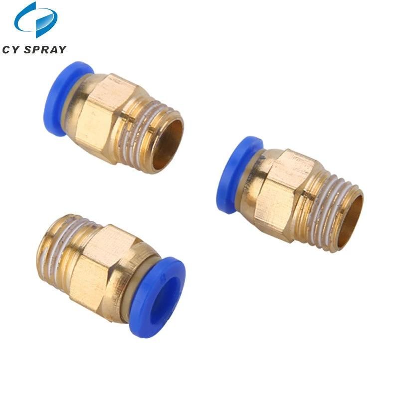 Fog Nozzle Mist System Plastic Tee Quick Coupling Fitting