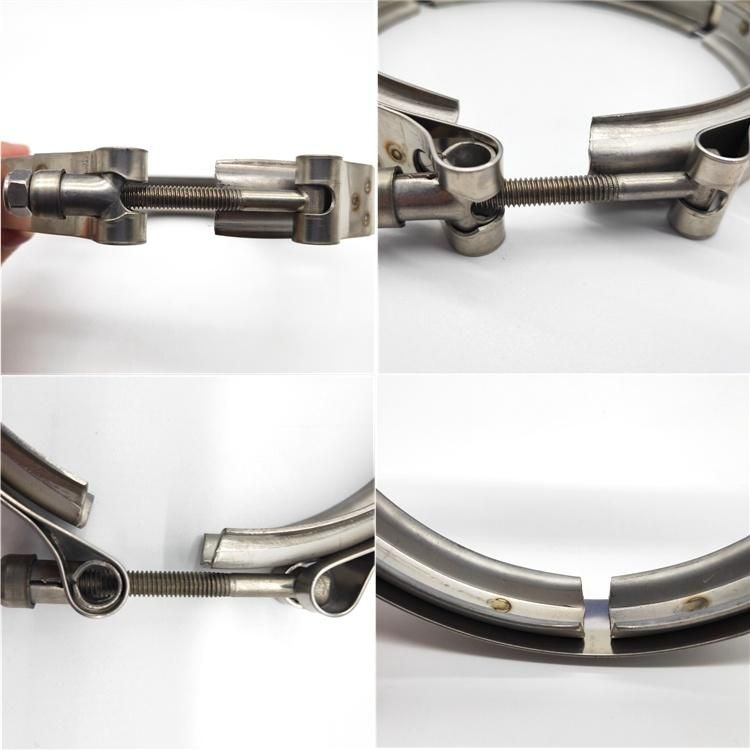 High Pressure V Band V Shape Groove Pipe Hose Clamp