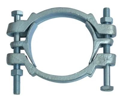 Carbon Steel Heavy Duty Double Bolt Hose Clamp