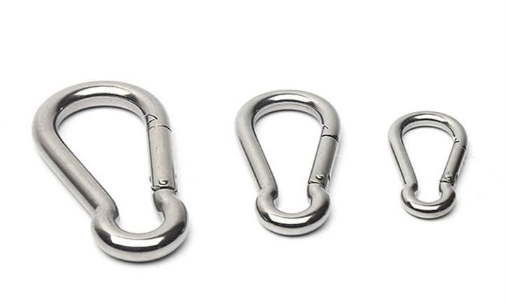 Stainless Steel 304 Spring Snap Hook Carabiner Hook