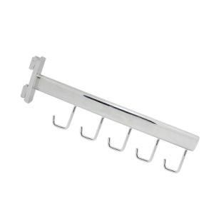 Chrome Handbags Display Hook for Slotted Channel