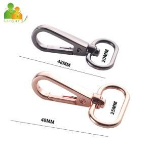 Wholesale High Quality Custom Swivel Color Metal Hook, Bag Hook with Custom Color