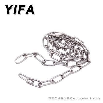 316 304 Stainless Steel Chain DIN766 DIN5685 Link Chain