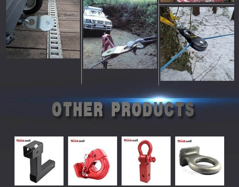 4t 8t 10t Kit Tow Winch Snatch Block Pulley