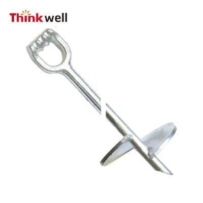 Hot DIP Galvanized Forged Steel Pole Screw Anchor Rod