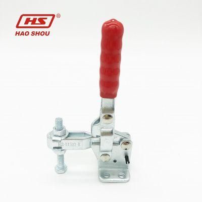 HS-11502-B 300lb Woodworking Tools Vertical Toggle Clamp with U-Bar and Flange Base
