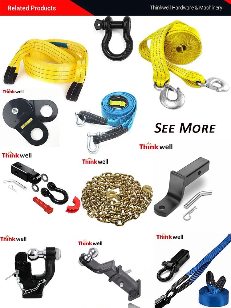 Trailer Hitch Triplet Ball Mount with Hook 1-7/8" , 2" &2-5/16" , Hitch Ball, Hollow Shank, Black Ball