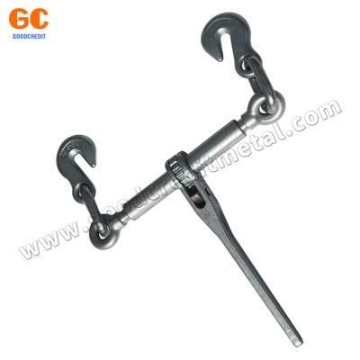 European Type G80 Chain Rachet Load Binder with Hooks