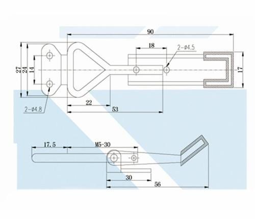 Mini Adjustable Toggle Latch Clamp