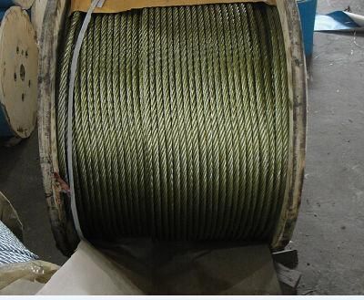 Ungalvanized Steel Rope 8X19s+FC with High Quality and Good Price