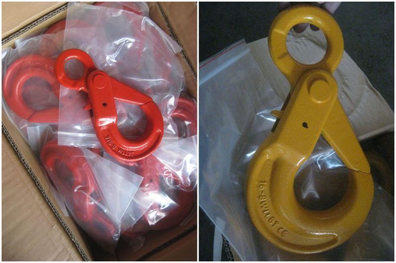 G80 European Type Eye Self-Locking Safety Hook