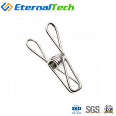 Daily Household Travel Clothes Drying Clip with Large Clothes Clips Eco-Friendly Colorful Stainless Steel Clothes Pegs