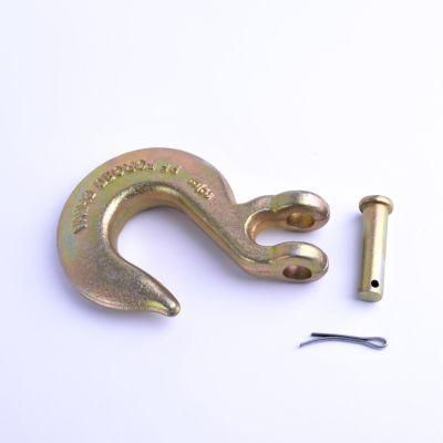 G70/G43 Factory Linkmetal Mention High Strength Galvanized Forged Clevis Grab Hook for Lifting