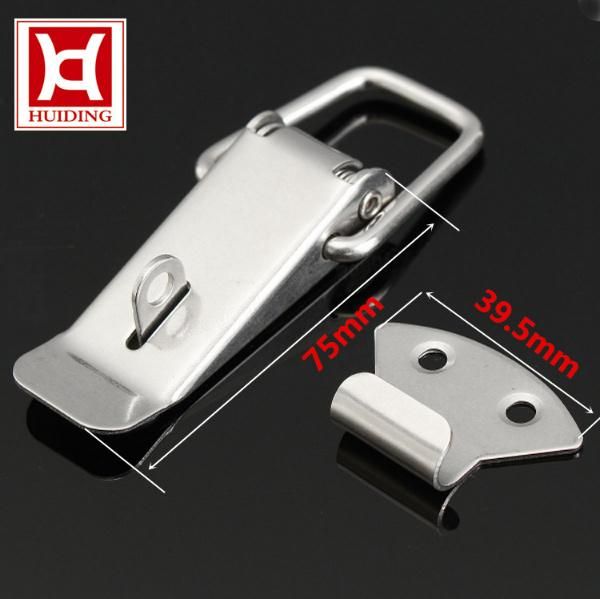 Made in China Cabinet Hasp Lock, Spring Loaded Box Latch