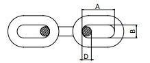 1/4 Grade 70 Chain with Grab Hook