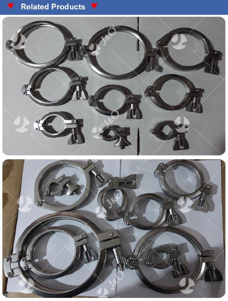 Sanitary Stainless Steel Casting Heavy Duty Double Pin 13mhhm Clamp