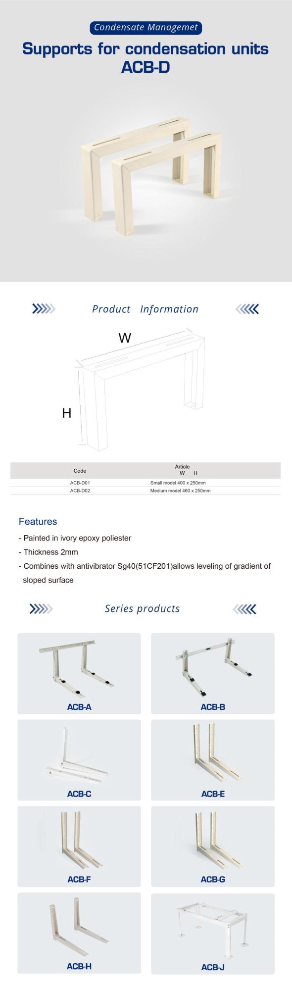 Air Conditioner Bracket Weld Bracket Wall Bracket