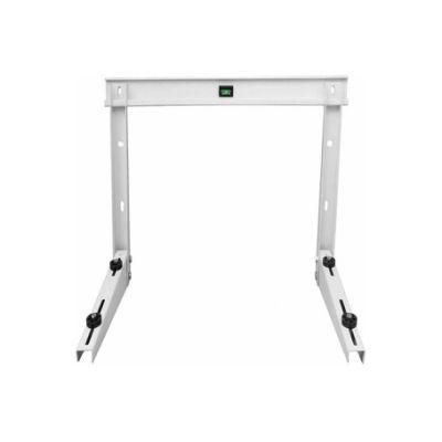 Custom Black White Wall Mounted Durable Heavy Duty Steel Coated Fabricated Triangle Shelf AC Brackets