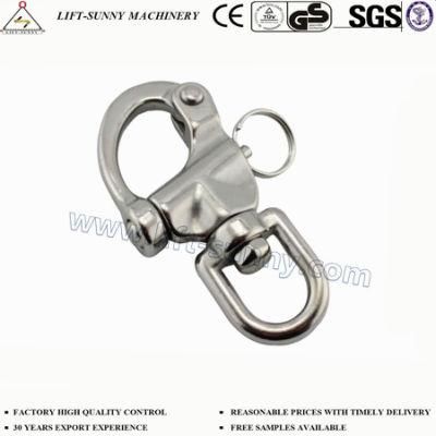 304 316 Stainless Steel Swivel Eye End Snap Shackle