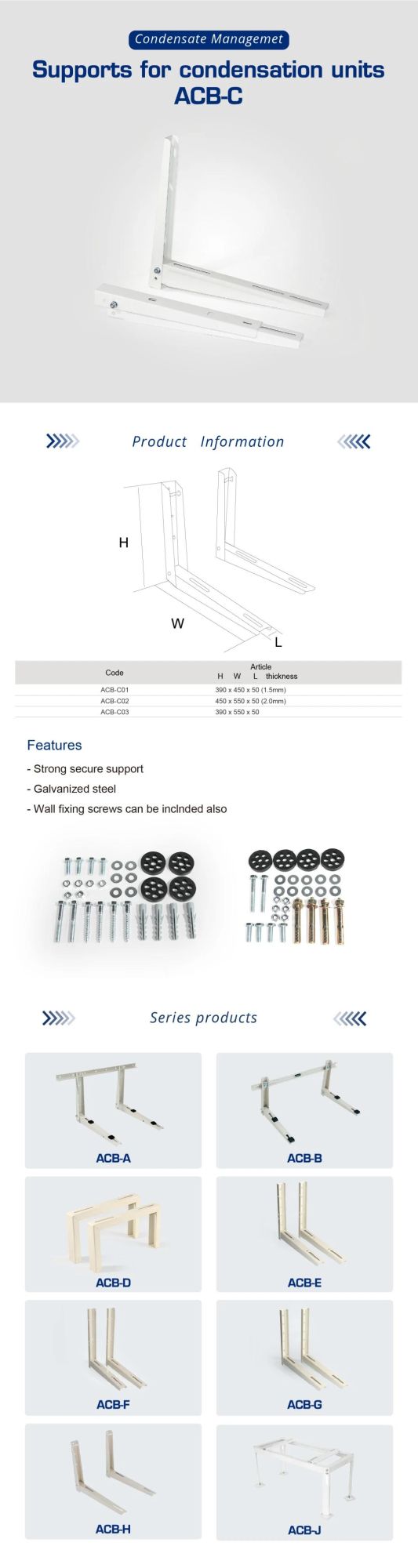 Air Conditioner Bracket Welded Brackets 21CF521