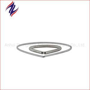 Silver Long Tube Tension Spring with Double Round Hinge