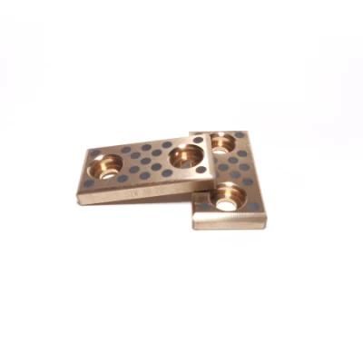 Bronze Alloy Self Lubricating Wear Slide Metal Wear Plate Graphite Brass Bushing Without