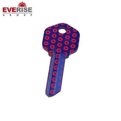 Blank Color Key for Promotion Wholesale Blank Keys with Patterns Customized