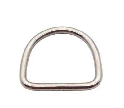 Marine Hardware Polished Stainless Steel AISI304 AISI316 A2 A4 Welded D Ring