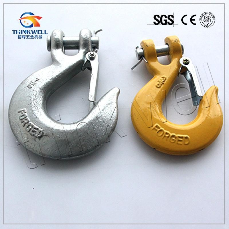 G70 Forging Galvanized Clevis Slip Hook with Latch